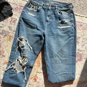American Eagle Outfitters Blue Straight Leg Jeans
